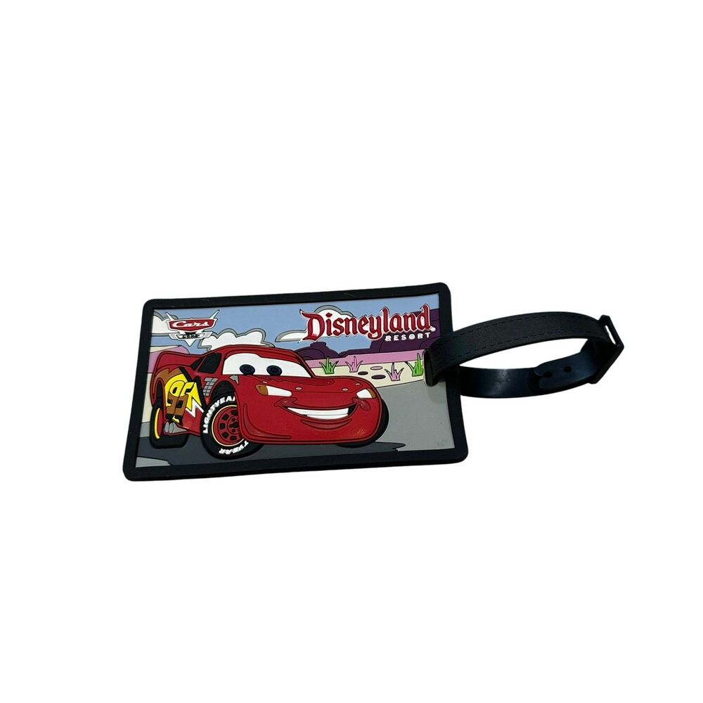 Disney Pixar Cars Land Lightning McQueen Luggage Tag